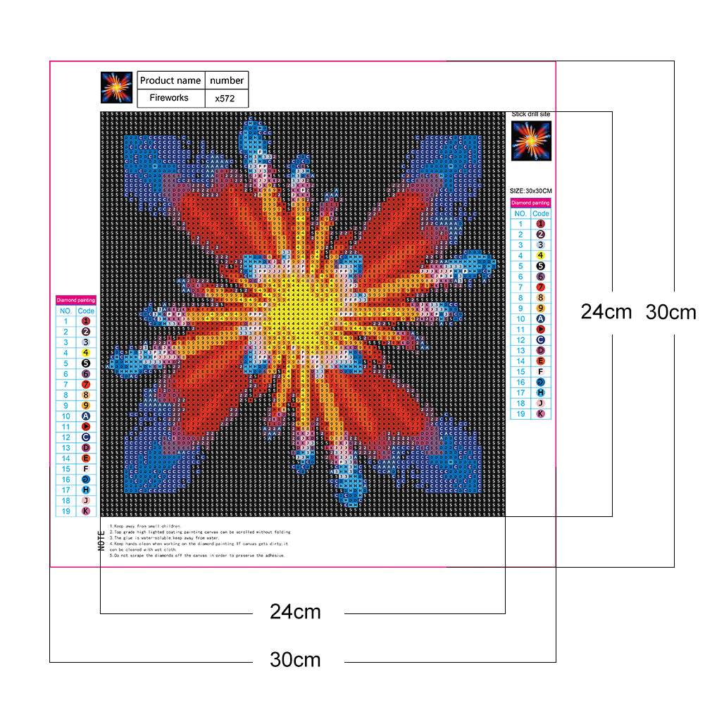 Arrows - Full Round Drill Diamond Painting 30*30CM