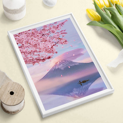 Snow Mountain - Full Round Drill Diamond Painting 30*40CM