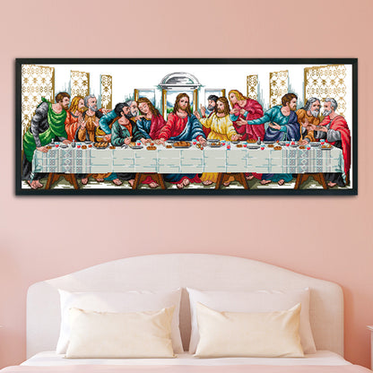 Last Dinner - 14CT Stamped Cross Stitch 77*35CM