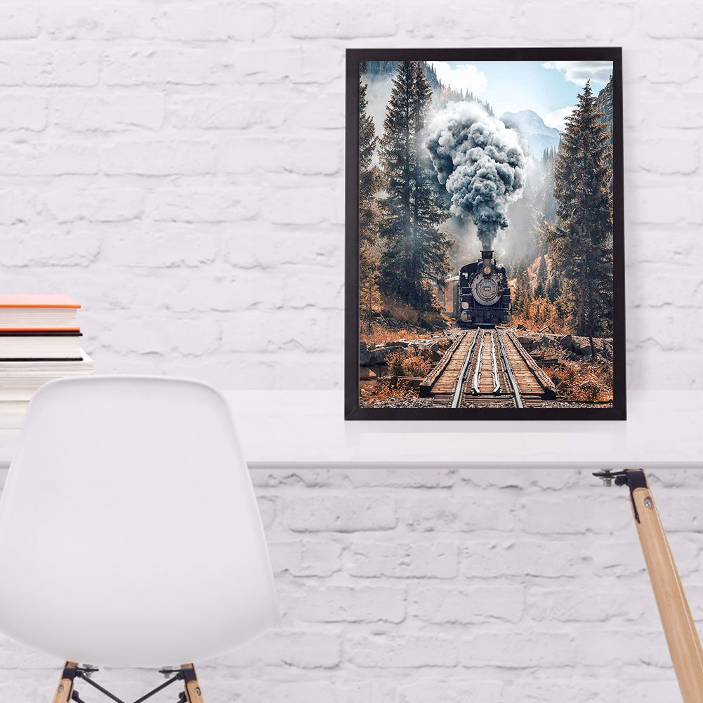Train - Full Round Drill Diamond Painting 30*40CM