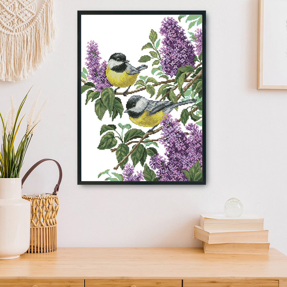 Birds- 14CT Stamped Cross Stitch 46*37CM