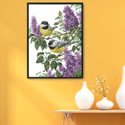 Birds- 14CT Stamped Cross Stitch 46*37CM