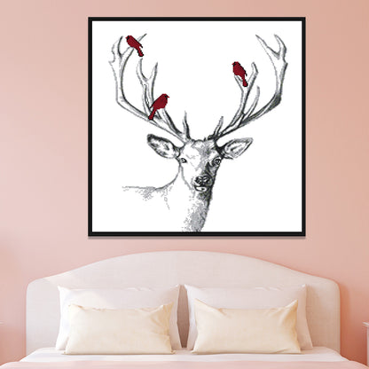 Deer- 14CT Stamped Cross Stitch 47*43CM