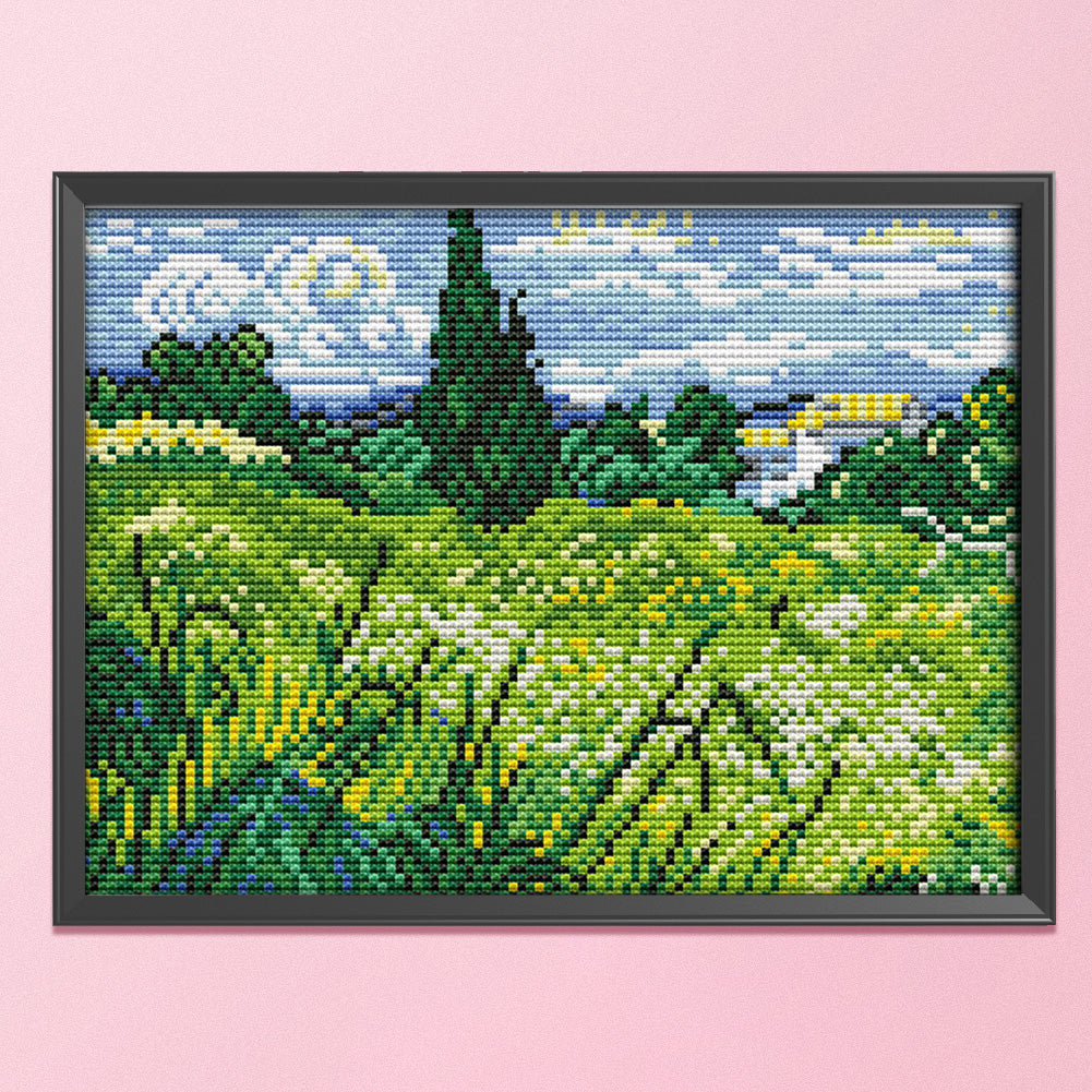 Scenery - 14CT Stamped Cross Stitch 27*19CM