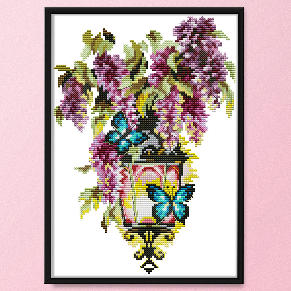 Fascination Light - 14CT Stamped Cross Stitch 30*21CM