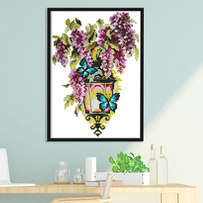 Fascination Light - 14CT Stamped Cross Stitch 30*21CM