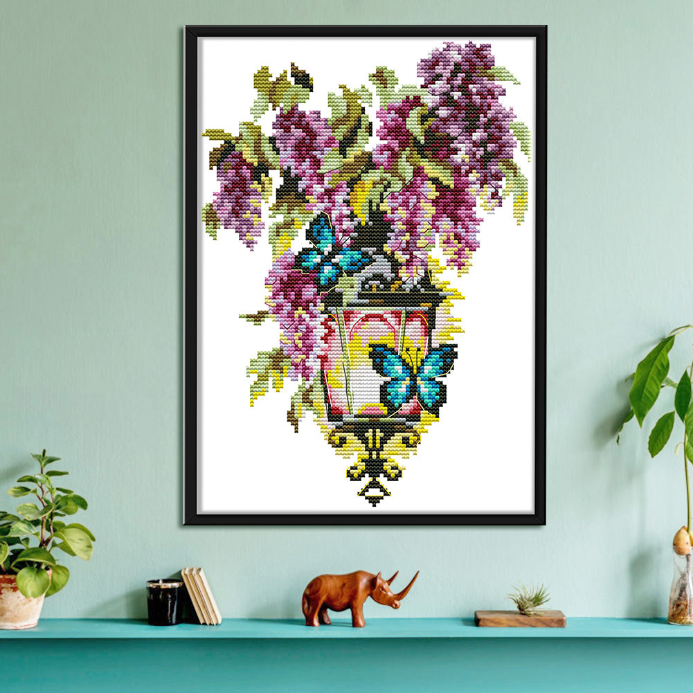 Fascination Light - 14CT Stamped Cross Stitch 30*21CM