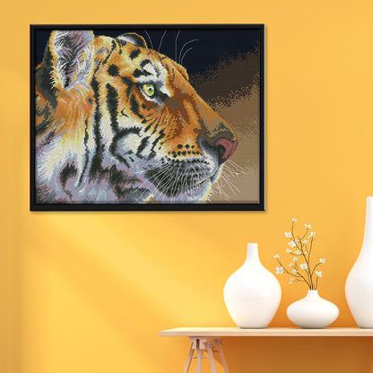 Tiger - 14CT Stamped Cross Stitch 44 *35CM