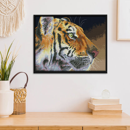 Tiger - 14CT Stamped Cross Stitch 44 *35CM