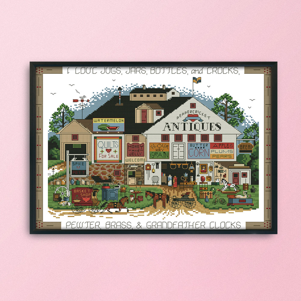 Festival- 14CT Stamped Cross Stitch 41*31CM