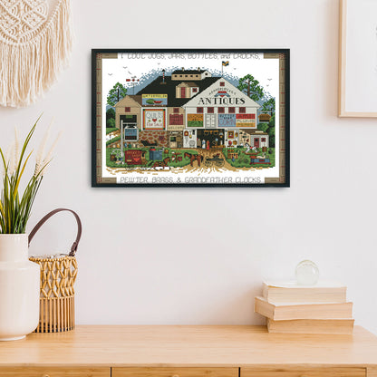 Festival- 14CT Stamped Cross Stitch 41*31CM