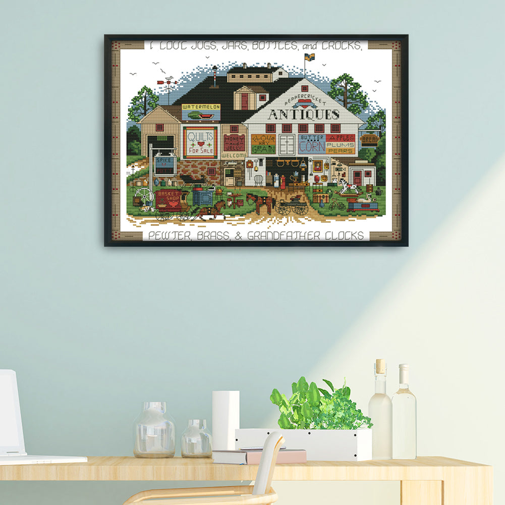Festival- 14CT Stamped Cross Stitch 41*31CM