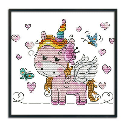 Horse- 14CT Stamped Cross Stitch 16*14CM