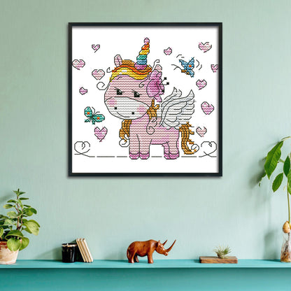 Horse- 14CT Stamped Cross Stitch 16*14CM