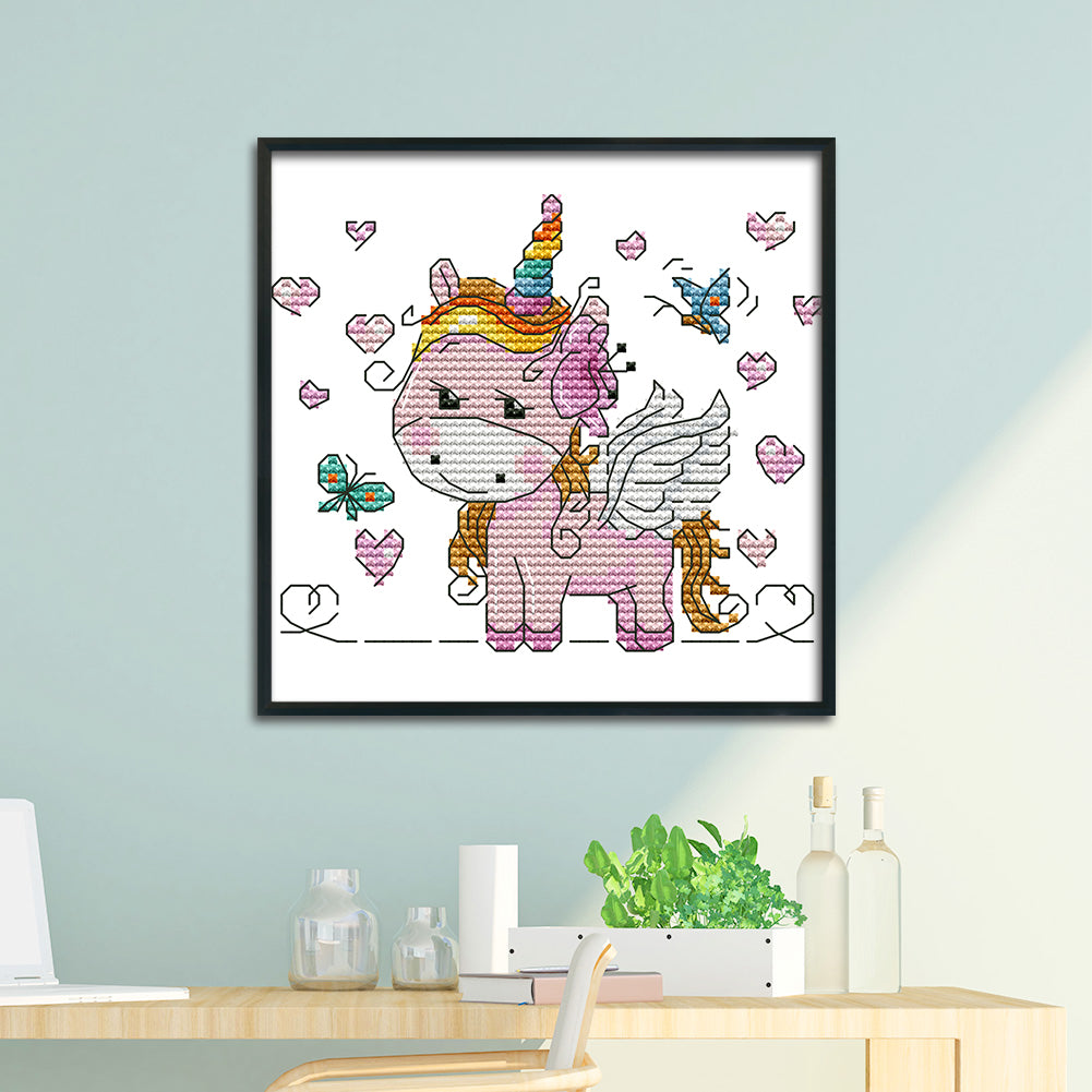 Horse- 14CT Stamped Cross Stitch 16*14CM