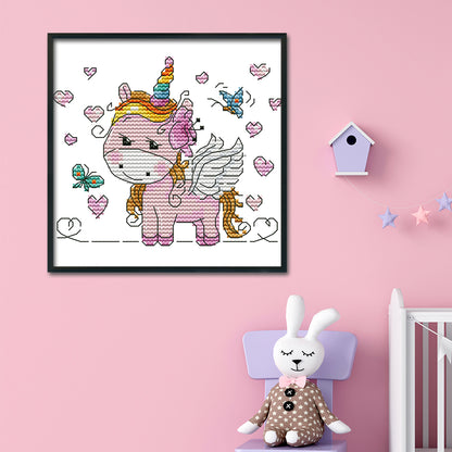 Horse- 14CT Stamped Cross Stitch 16*14CM