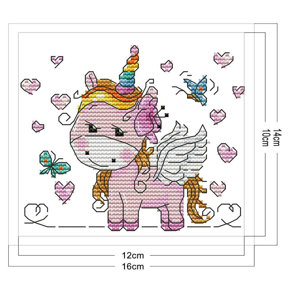 Horse- 14CT Stamped Cross Stitch 16*14CM