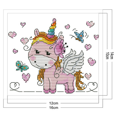 Horse- 14CT Stamped Cross Stitch 16*14CM