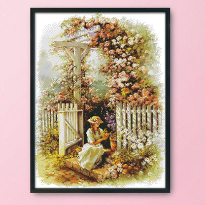 Landscape - 14CT Stamped Cross Stitch 42*53CM