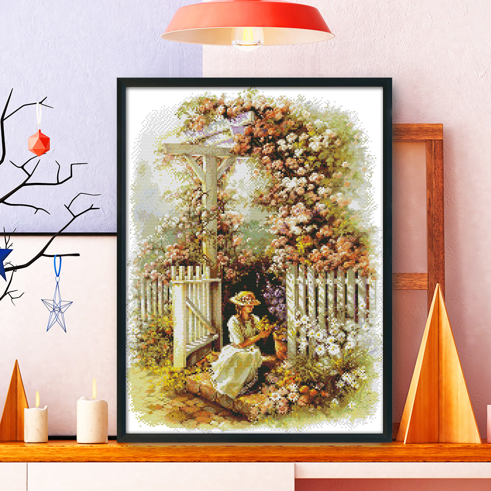 Landscape - 14CT Stamped Cross Stitch 42*53CM