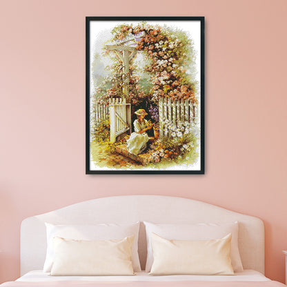 Landscape - 14CT Stamped Cross Stitch 42*53CM