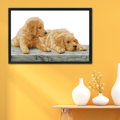 Brother- 14CT Stamped Cross Stitch 44*30CM