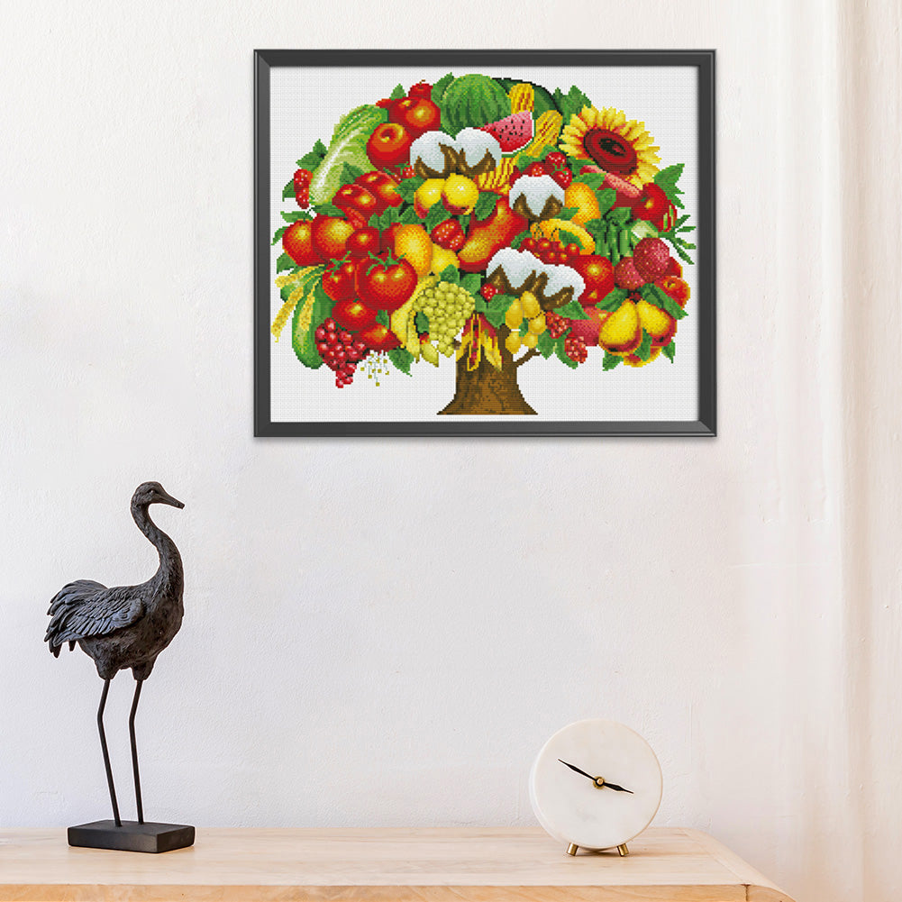 Romantic Bouquet - 11CT Stamped Cross Stitch 59*49CM