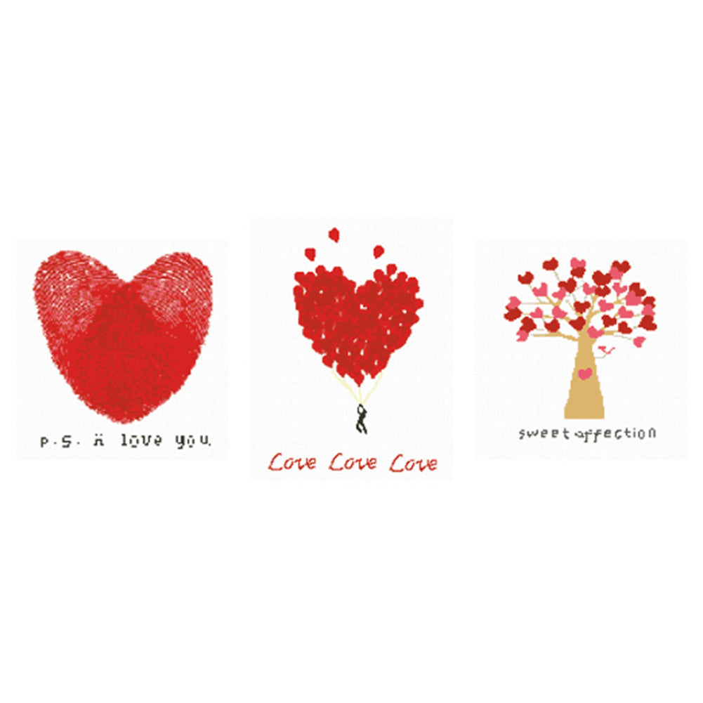 Love- 11CT Stamped Cross Stitch 36*34CM