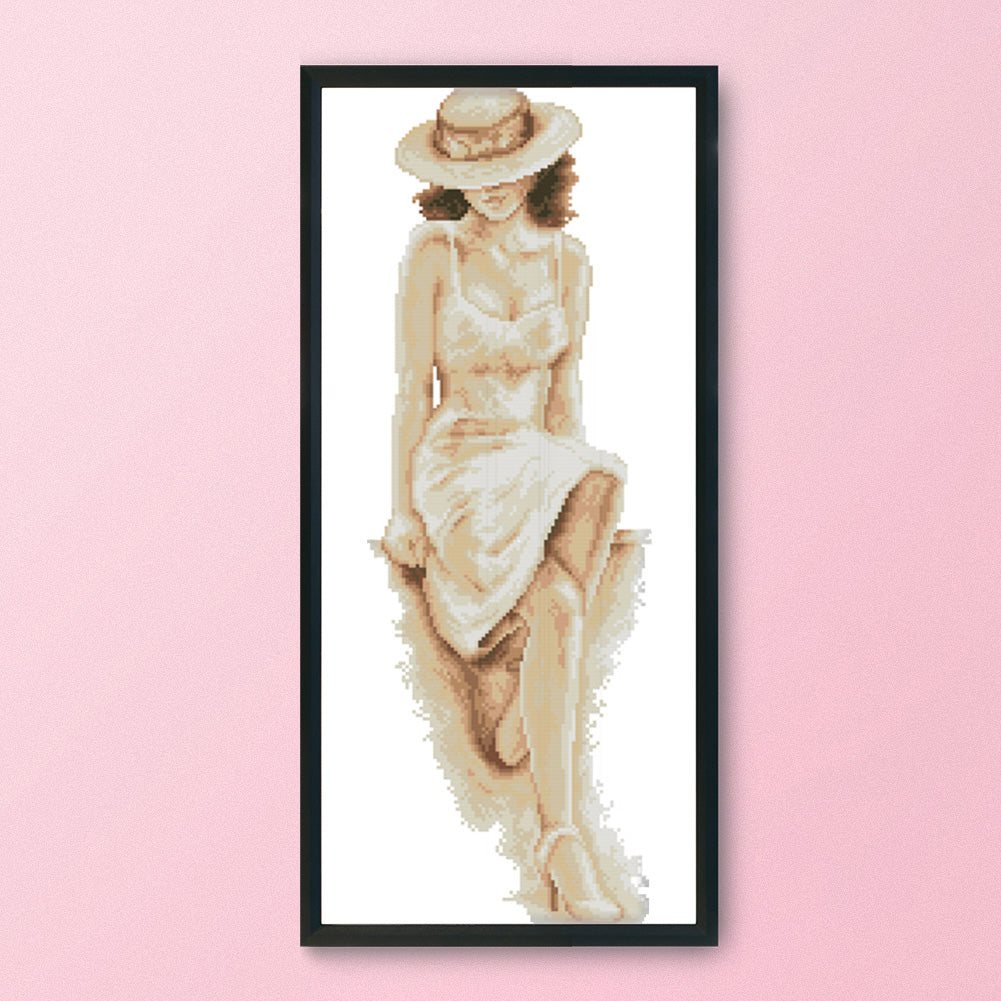 Shadow - 14CT Stamped Cross Stitch 38*97CM