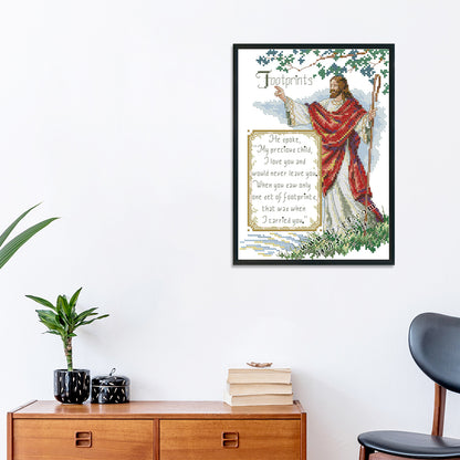Jesus - 14CT Stamped Cross Stitch 21*30CM