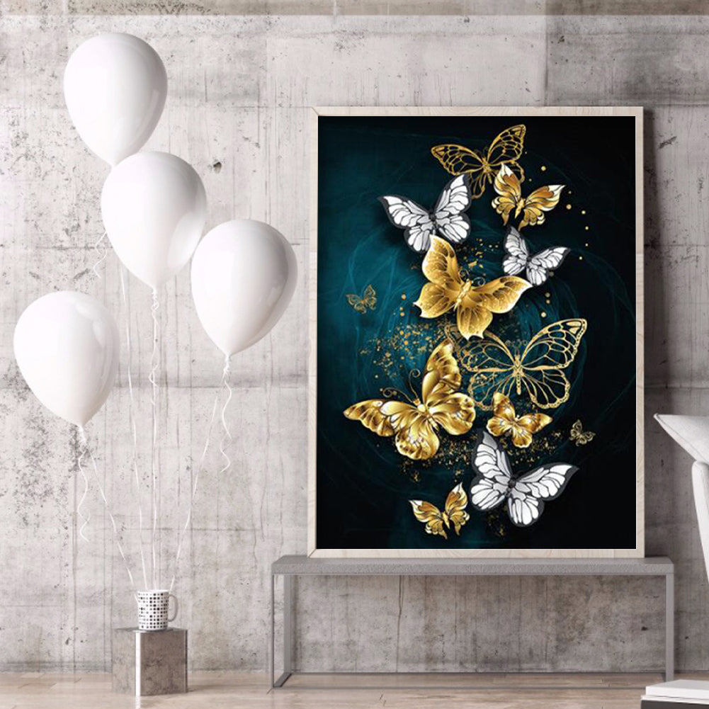 Butterfly - Full Round Drill Diamond Painting 30*40CM