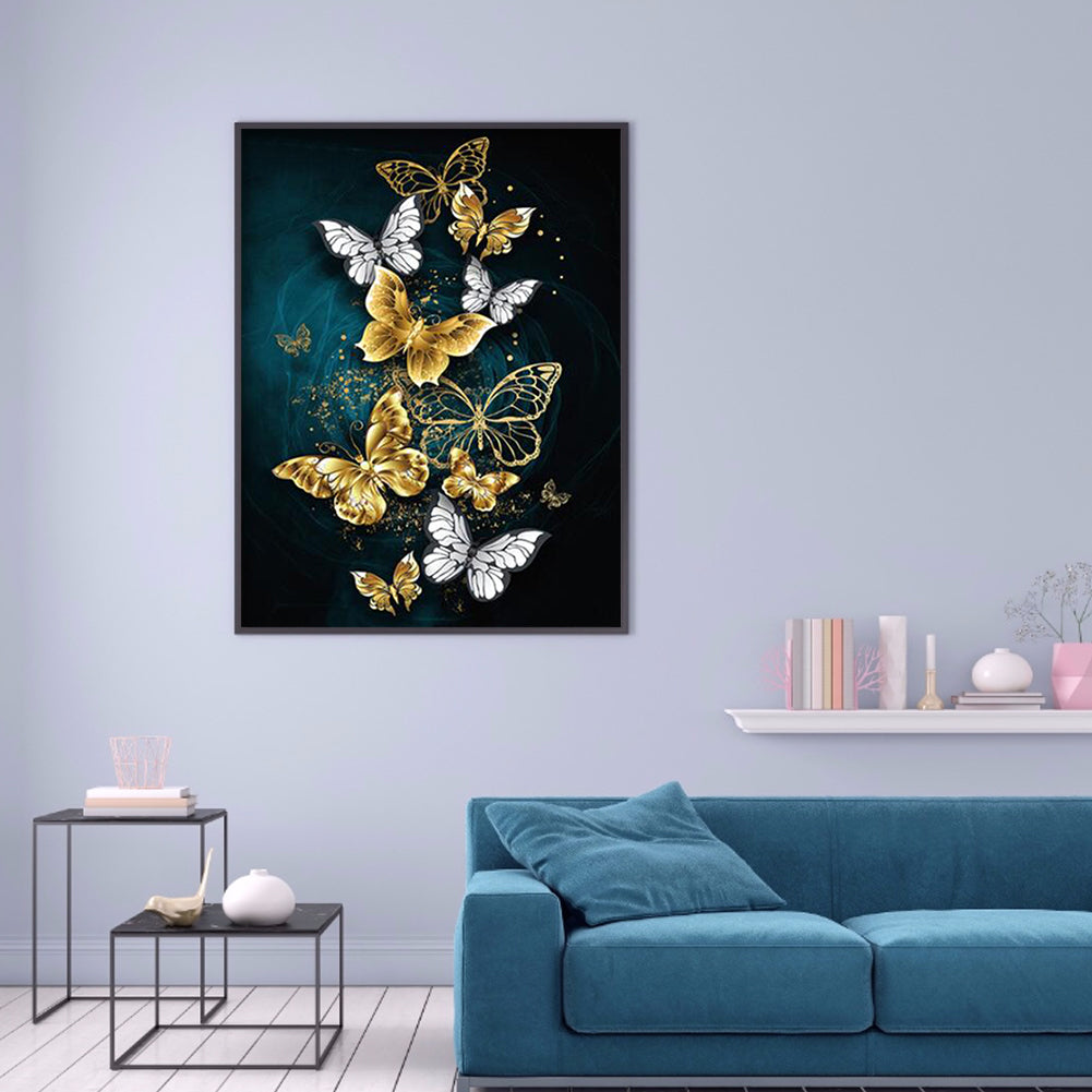 Butterfly - Full Round Drill Diamond Painting 30*40CM