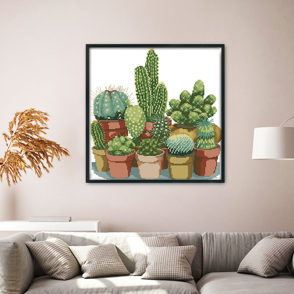 Magic - 14CT Stamped Cross Stitch 34*35CM
