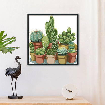 Magic - 14CT Stamped Cross Stitch 34*35CM