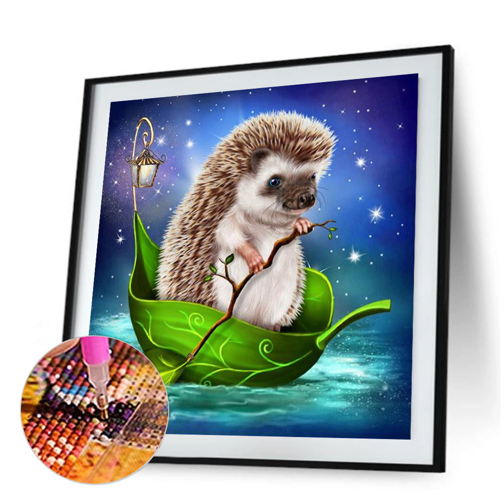 Hedgehog - Full Round Drill Diamond Painting 30*30CM
