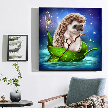 Hedgehog - Full Round Drill Diamond Painting 30*30CM