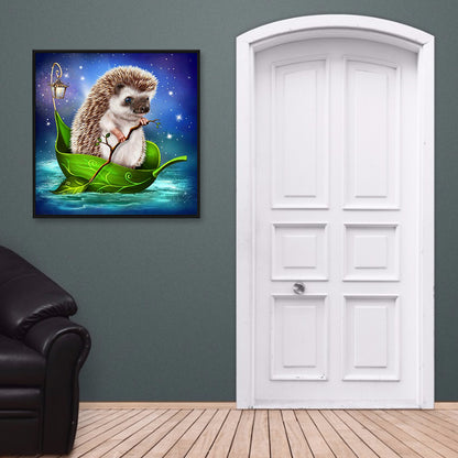 Hedgehog - Full Round Drill Diamond Painting 30*30CM