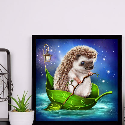 Hedgehog - Full Round Drill Diamond Painting 30*30CM