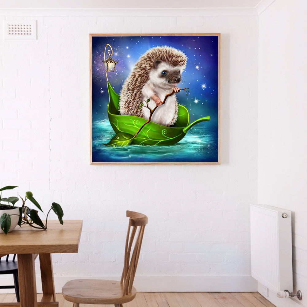 Hedgehog - Full Round Drill Diamond Painting 30*30CM