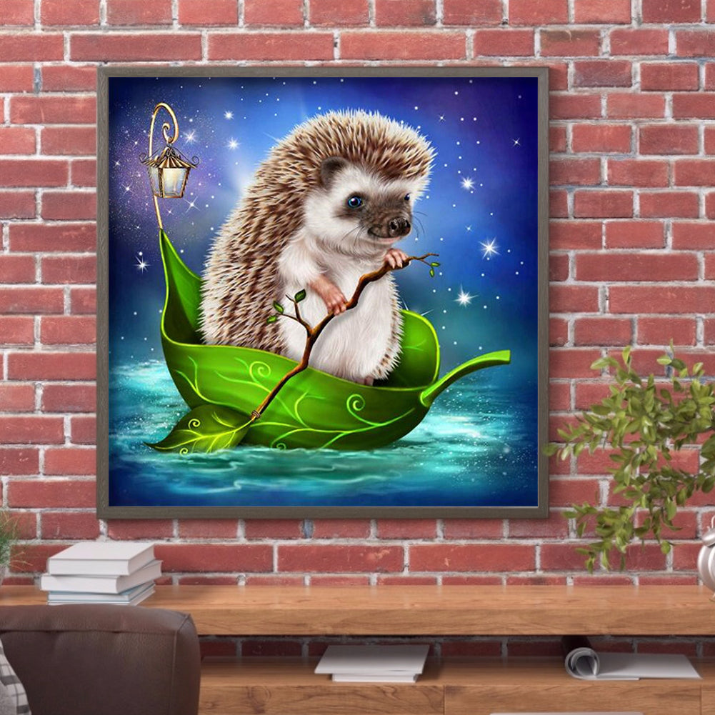 Hedgehog - Full Round Drill Diamond Painting 30*30CM