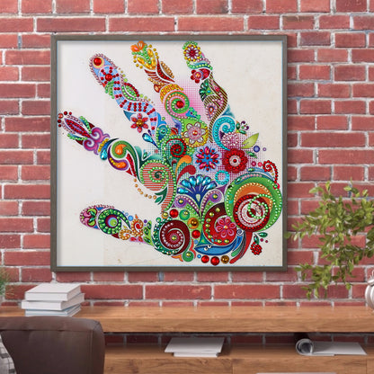 Palm - Special Shaped Drill Diamodn Painting 30*30CM