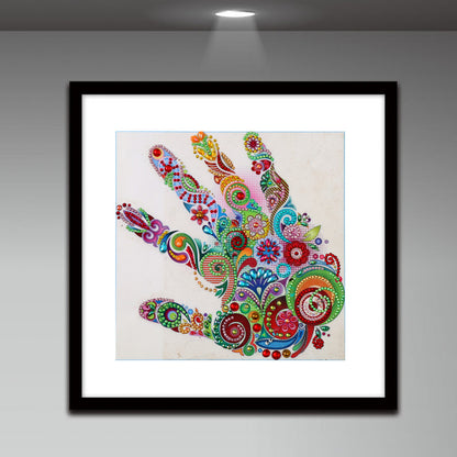 Palm - Special Shaped Drill Diamodn Painting 30*30CM