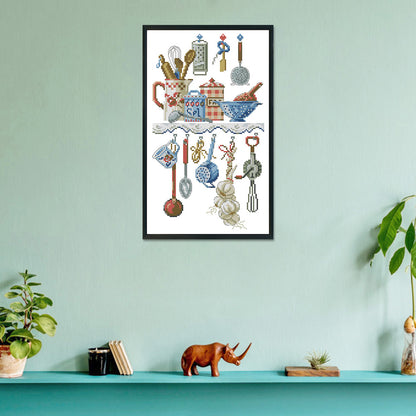Kitchenware - 14CT Stamped Cross Stitch 23*38CM