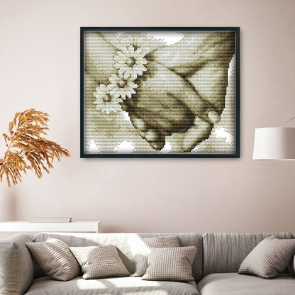 Hand Hand- 14CT Stamped Cross Stitch 27*21CM