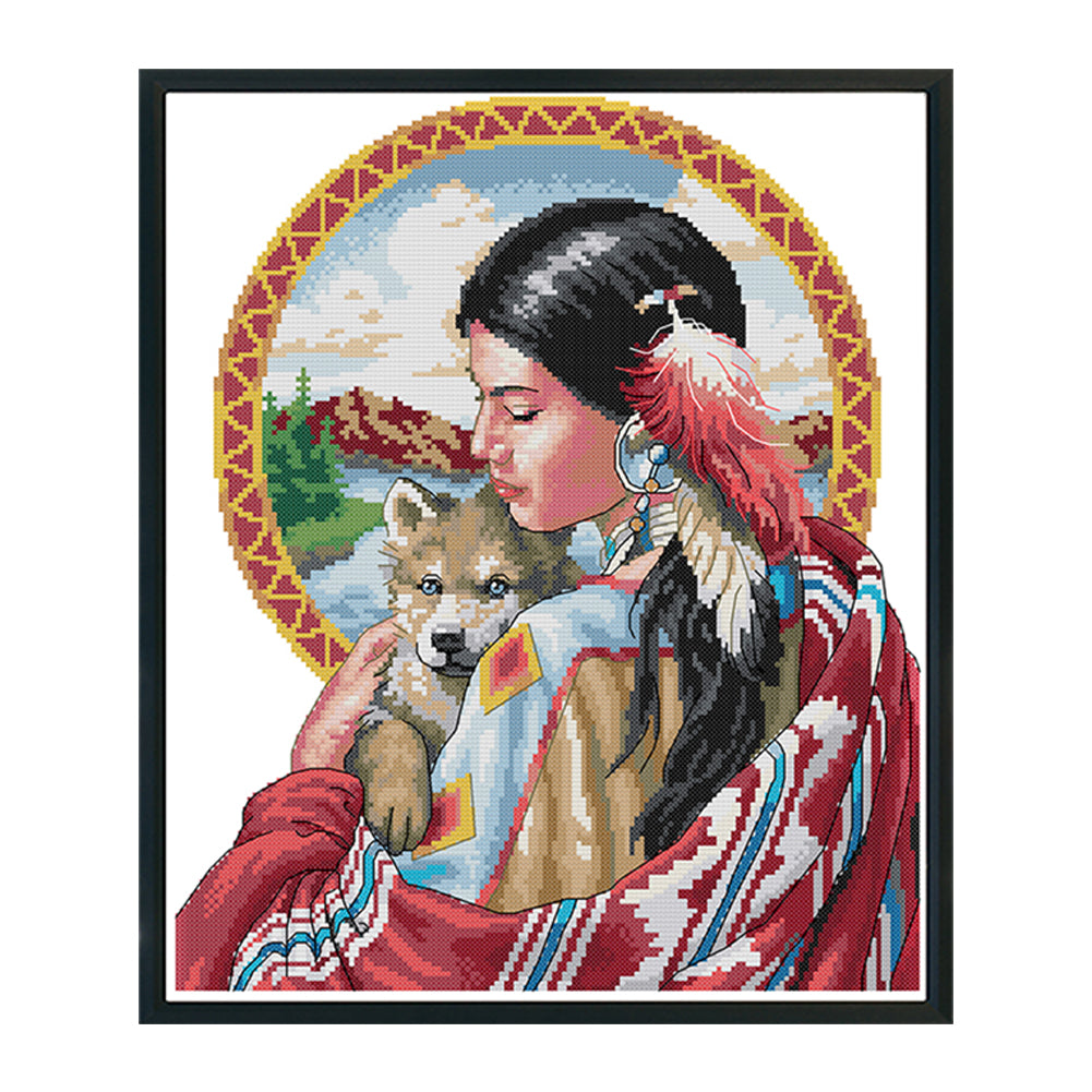 Manual - 14CT Stamped Cross Stitch 36*42CM