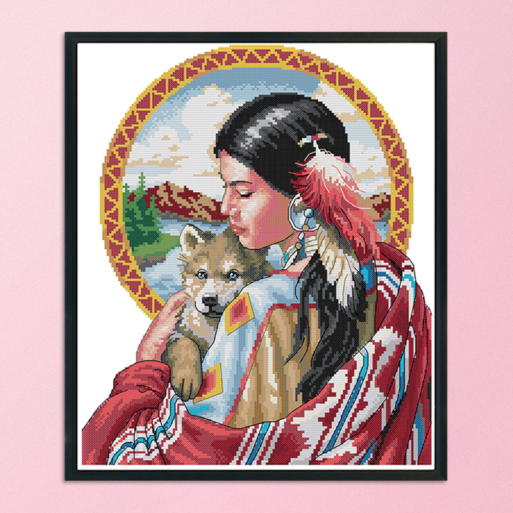 Manual - 14CT Stamped Cross Stitch 36*42CM
