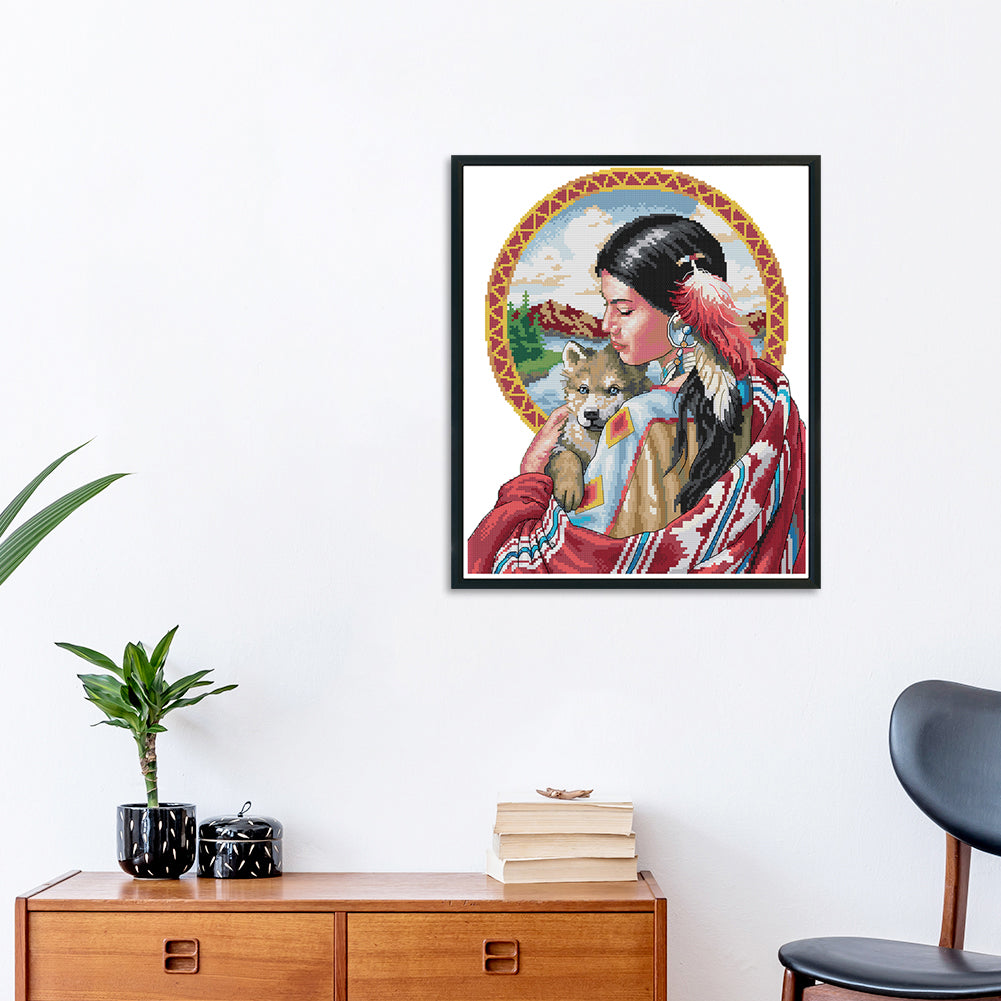 Manual - 14CT Stamped Cross Stitch 36*42CM