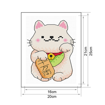 Cartoon- 11CT Stamped Cross Stitch 25*20CM