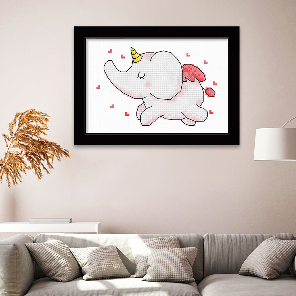 Cartoon- 11CT Stamped Cross Stitch 25*20CM