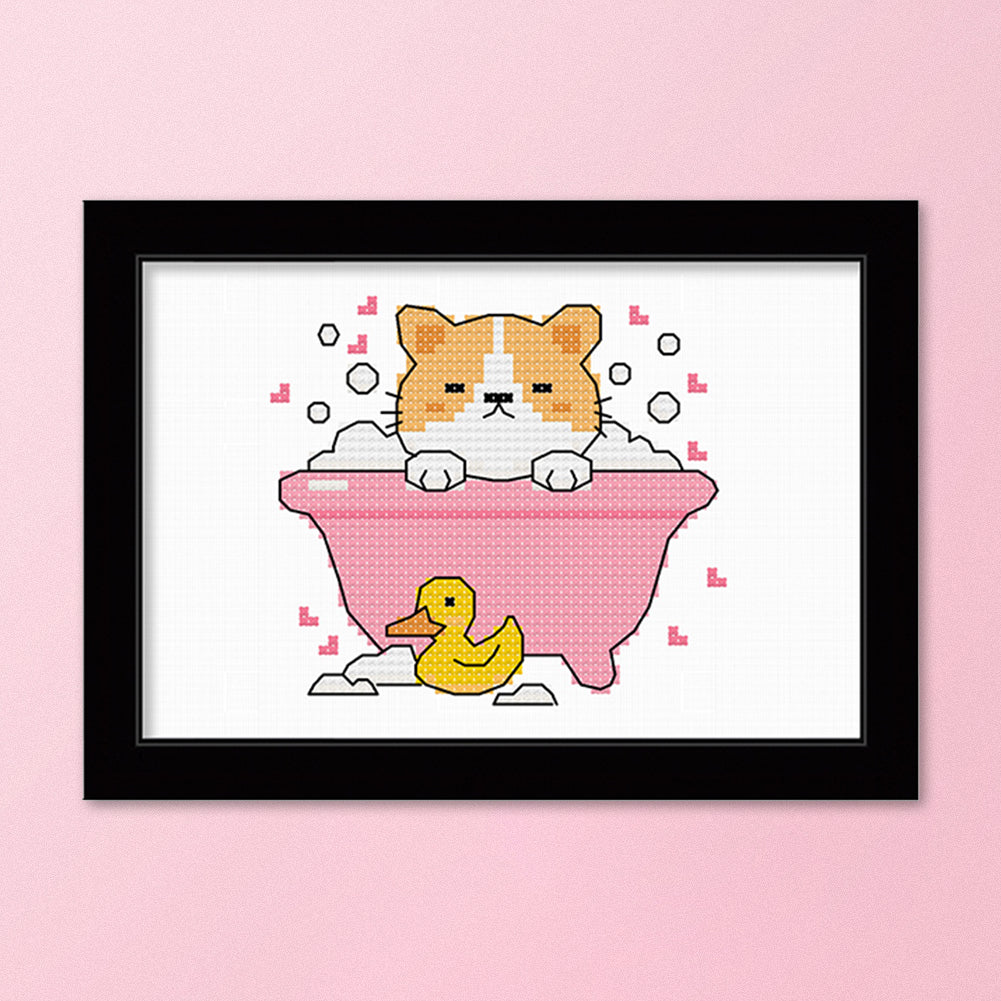 Cartoon- 11CT Stamped Cross Stitch 25*20CM